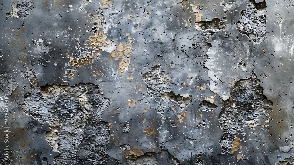 Poster concrete wall gray color background for design : generative ai