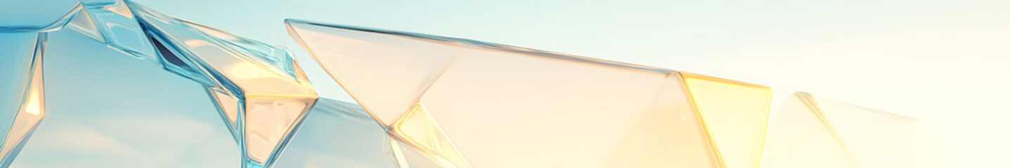 phone wallpaper geometric glass texture, light yellow and light sky, large glass frosted transparent texture