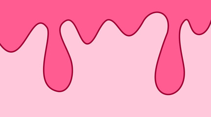 Pink wave Background with comic style. pink fluid background. cute pink liquid background. abstract pink wavy fluid background.