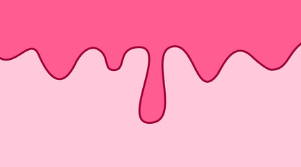 Pink wave Background with comic style. pink fluid background. cute pink liquid background. abstract pink wavy fluid background.