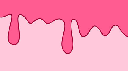 Pink wave Background with comic style. pink fluid background. cute pink liquid background. abstract pink wavy fluid background.