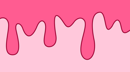 Pink wave Background with comic style. pink fluid background. cute pink liquid background. abstract pink wavy fluid background.