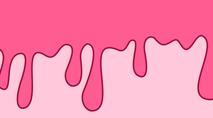 Pink wave Background with comic style. pink fluid background. cute pink liquid background. abstract pink wavy fluid background.