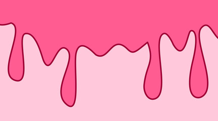 Pink wave Background with comic style. pink fluid background. cute pink liquid background. abstract pink wavy fluid background.