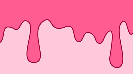 Pink wave Background with comic style. pink fluid background. cute pink liquid background. abstract pink wavy fluid background.