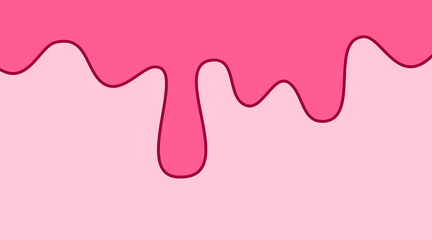Pink wave Background with comic style. pink fluid background. cute pink liquid background. abstract pink wavy fluid background.