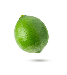 lime isolated on white background