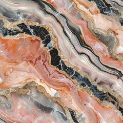Abstract Swirling Marble Texture