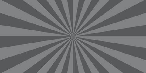 Abstract retro ray sunburst circle light and bright starburst wallpaper. gray an black vintage illustration vector sunshine texture. used for template and cartoon, ads texture background.
