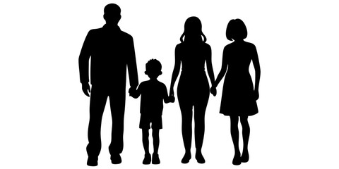 Family Silhouette Artwork: Classic and Modern Styles for Every Family