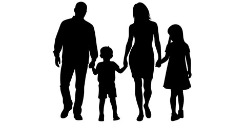 Family Silhouette Artwork: Classic and Modern Styles for Every Family