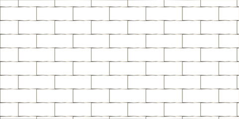 Fototapeta premium White brick wall background. architecture construction stone block brick wallpaper. seamless building cement concrete wall grunge background. 