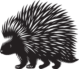 Beautiful porcupine vector design.