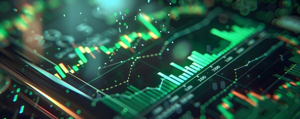 Fototapeta premium stock market background business concept