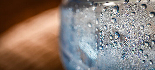Nice background showing waterdrops in a bottle