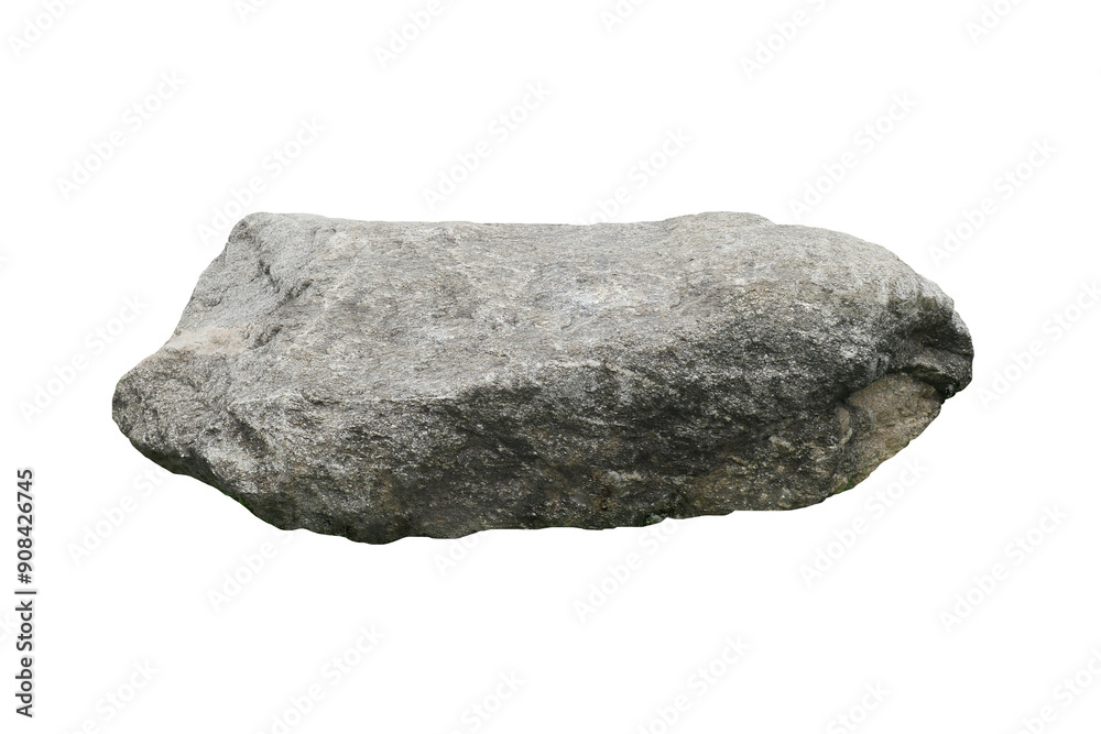 Wall mural rock isolated transparency background..