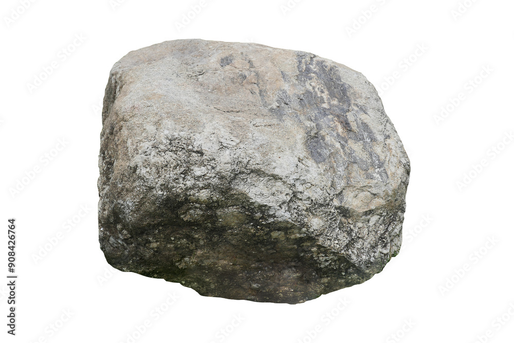 Wall mural rock isolated transparency background..