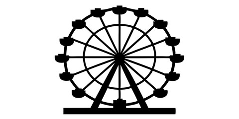 Stunning Ferris Wheel Silhouette Designs for Unique Wall Art and Decor