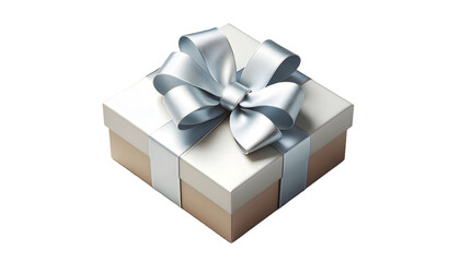 Obraz premium Gift box isolated on transparent background 