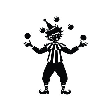 recommend clip art: juggling clown boy silhouette
                    
                    