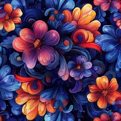 seamless floral pattern