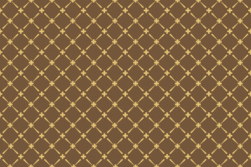 Brown geometric seamless pattern background