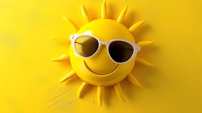 Picture of sun with sunglasses sale