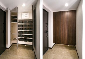 マンションの玄関収納＜開け・閉め＞