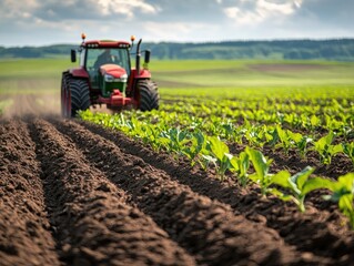Fototapeta premium Evaluate the potential of investing in the agricultural sector