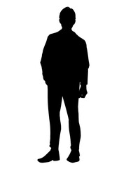 男性全身シルエット