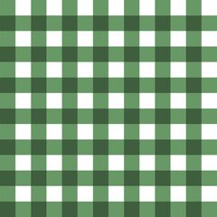 Cute fashion seamless pattern in style of picnic. Scottish tartan gingham plaid graphic texture for fabric, wrapping paper, package, banner, card. Classic textile print imitation vector background.