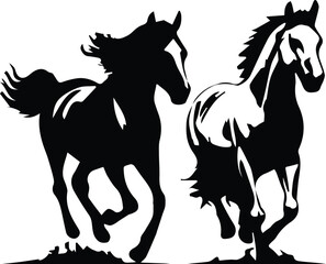Horse Silhouette – stallion horse spirit