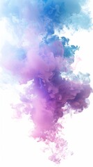 Pink party fog. Isolated blue, teal, purple , aqua smoke cloud or think cloud. 3D special effects fog clouds graphic 