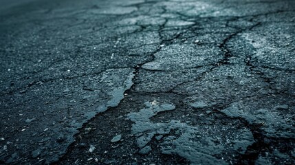 A gritty asphalt floor background with textured surface, tire marks, and subtle cracks, capturing the rugged and urban feel of a street scene, ideal for automotive themes, sports promotions, and edgy