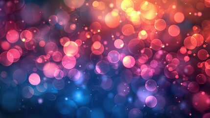 A bokeh background with soft, out-of-focus light circles in varying colors, creating a dreamy and ethereal effect, ideal for festive occasions, romantic themes, and elegant designs
