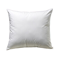 White soft pillow isolated on transparent background