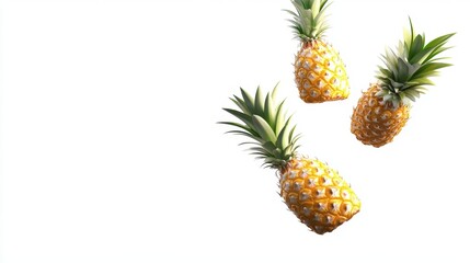 Fototapeta premium Isolated pine cones with berries and leaves, nature-themed set for autumn or summer design. 