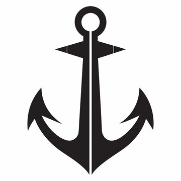 recommend clip art: anchor icon minimalist vector design 