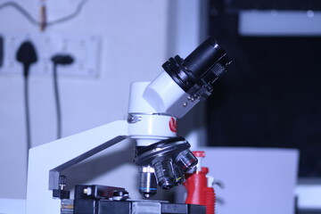 slide microscope Close up.