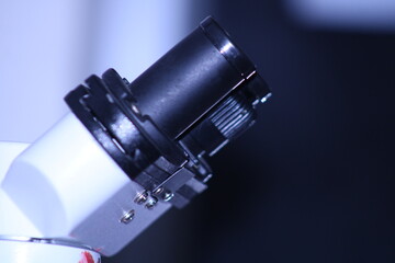 slide microscope Close up.