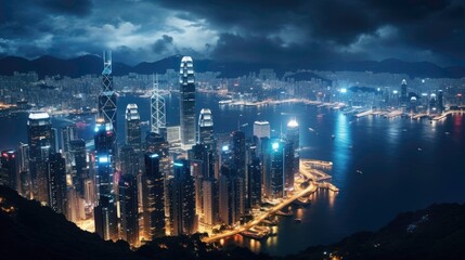 Fototapeta premium city in the night