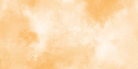 Obraz premium abstract orange Watercolor Background with Grunge Texture, orange and yellow color shades watercolor background. Abstract grunge painted yellow or orange background. 