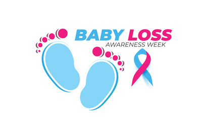 Baby Loss Awareness Week. background, banner, card, poster, template. Vector illustration.