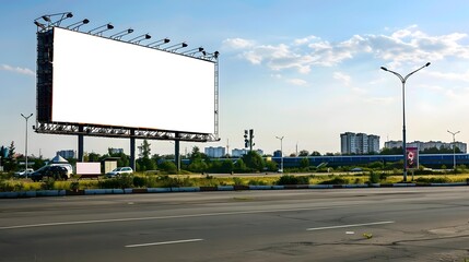 A large blank advertisement space stands out at the airport	