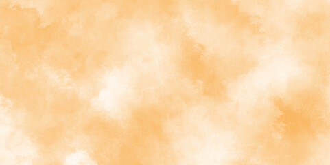 abstract orange  Watercolor Background with Grunge Texture, orange and yellow color shades watercolor background. Abstract grunge painted yellow or orange background.       