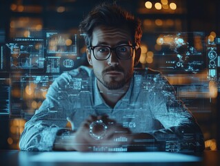 Innovative Technology: Realistic Portrait of Software Engineer in Tech Industry Setting