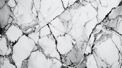 Black and white marble texture with bold veins creating a striking and classic look