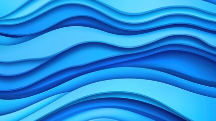 Obraz premium Explore a vibrant blue surface in this modern flat illustration, showcasing unique textures and delightful color variations.