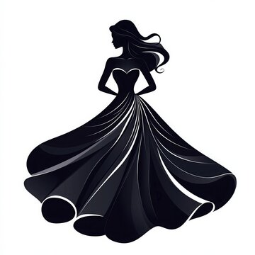 Ball Gown Silhouette Images – Browse 7,235 Stock Photos, Vectors, and