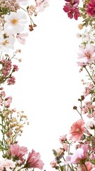 flower wedding menu template